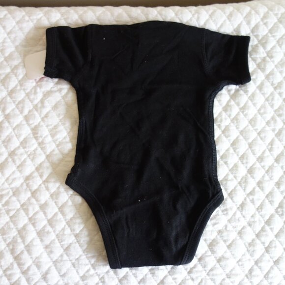NWT HOT TOPIC Nirvana Smile Black One-Piece Bodysuit – Infant 3 month - Picture 4 of 4